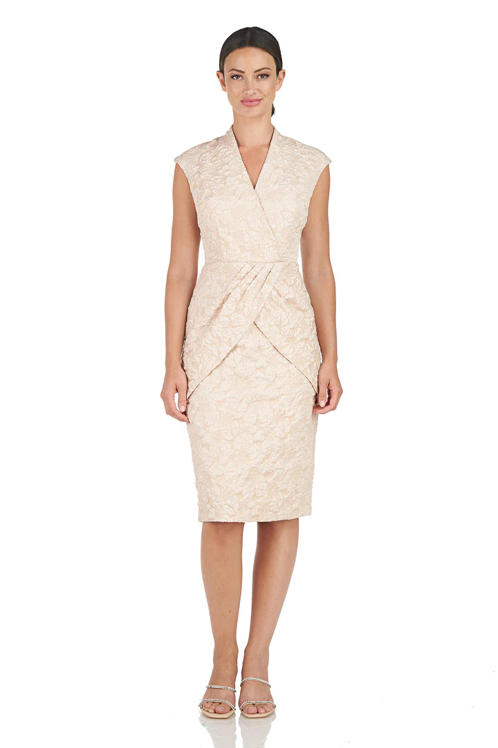 JS Emery Faux Wrap Dress