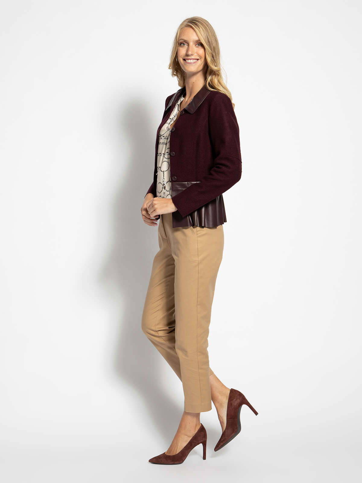 Marc Cain Purple Blazer