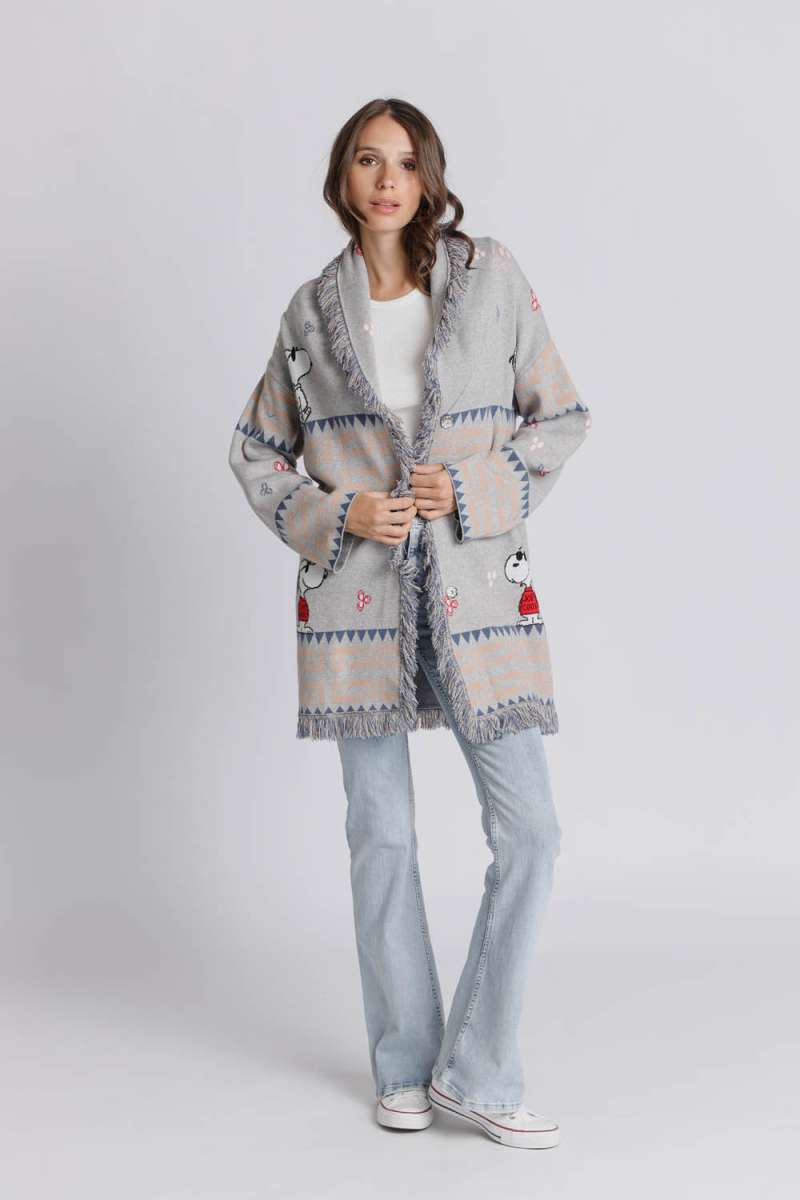 Snoopy Coat With Fringe