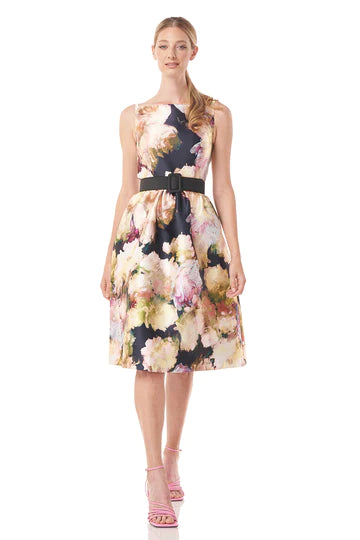 Kay Unger Midi Dress