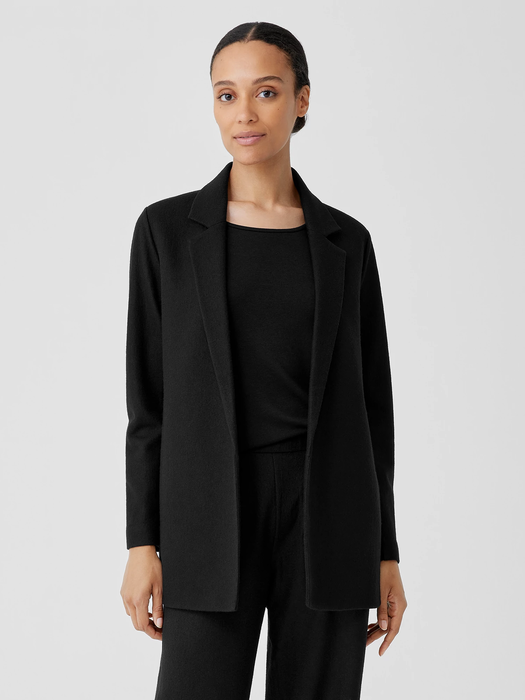 Eileen Fisher Long Wool Blazer