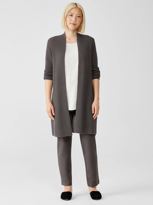 Eileen Fisher Cotton Silk Cardigan