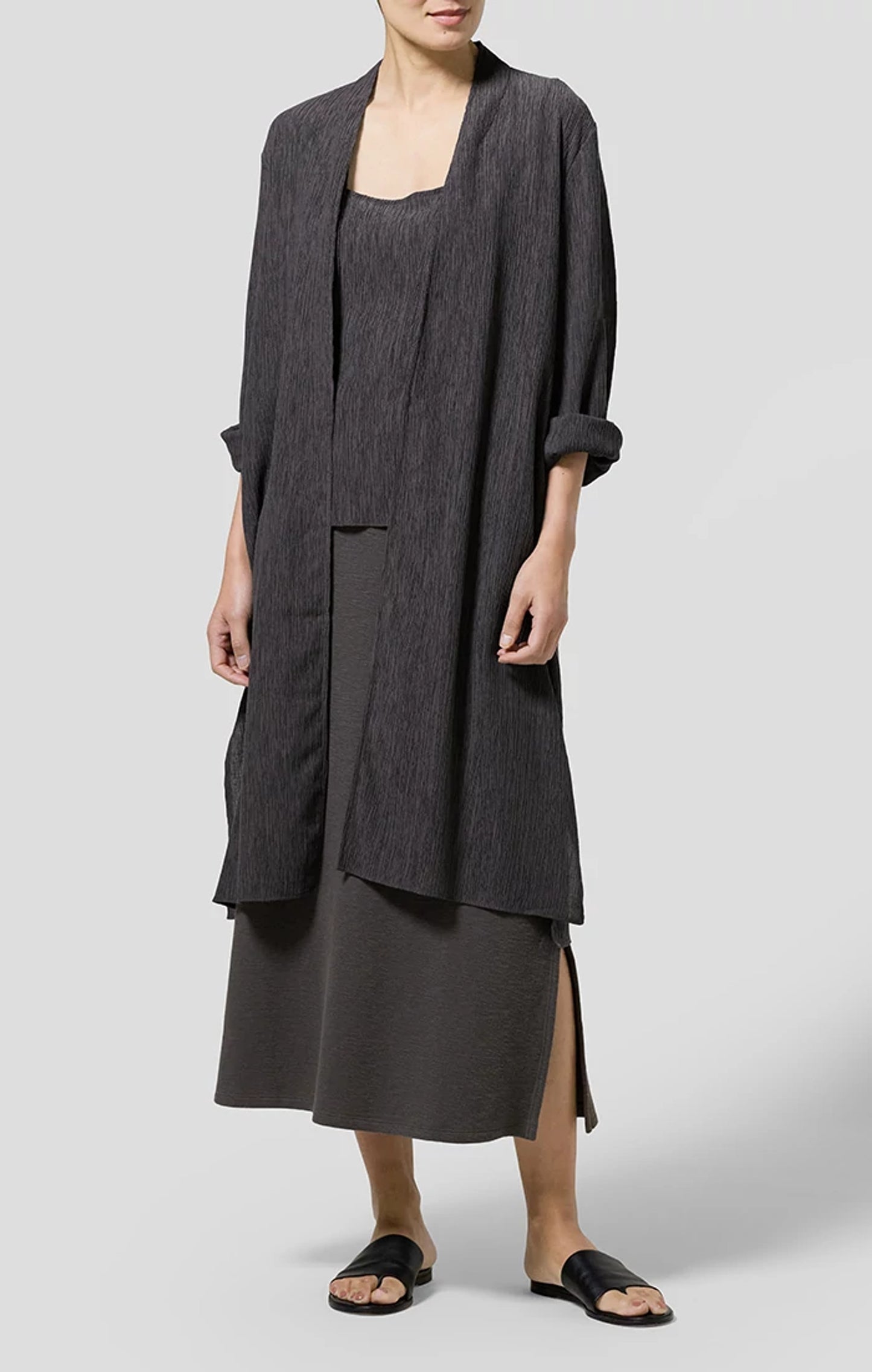 Eileen Fisher Plisse Cardigan