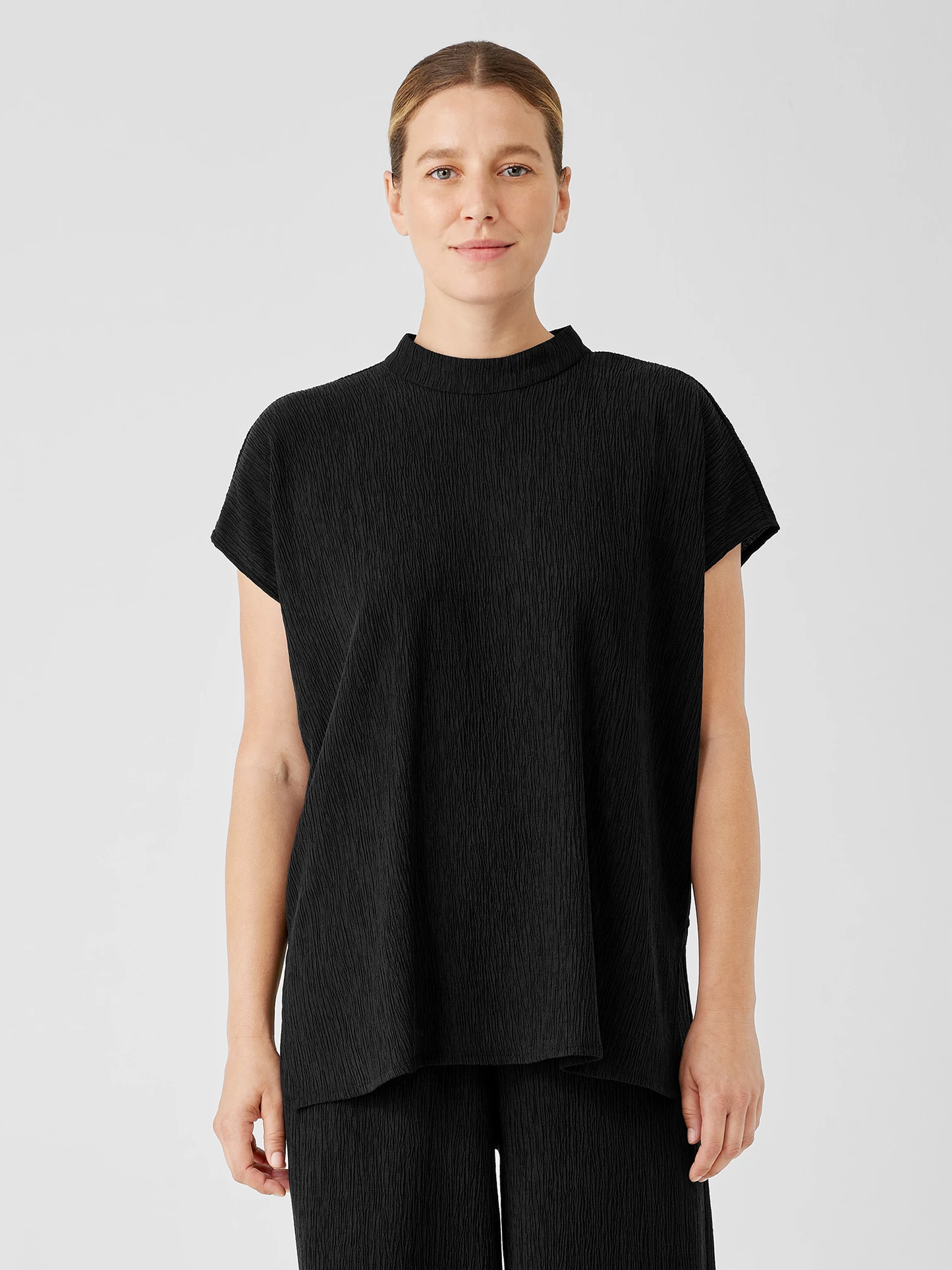 Eileen Fisher Plisse Top