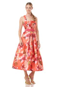 Kay Unger Orchid Floral Dress