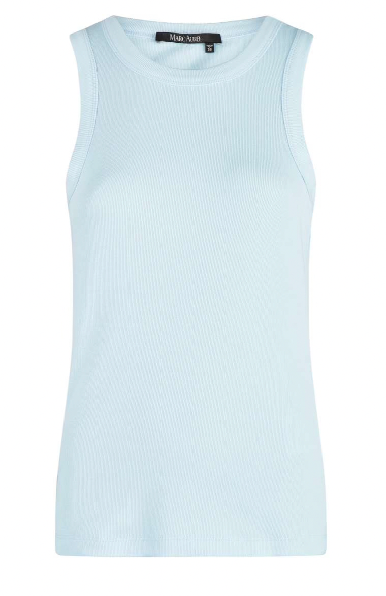Marc Aurel Ribbed Jersey Tank