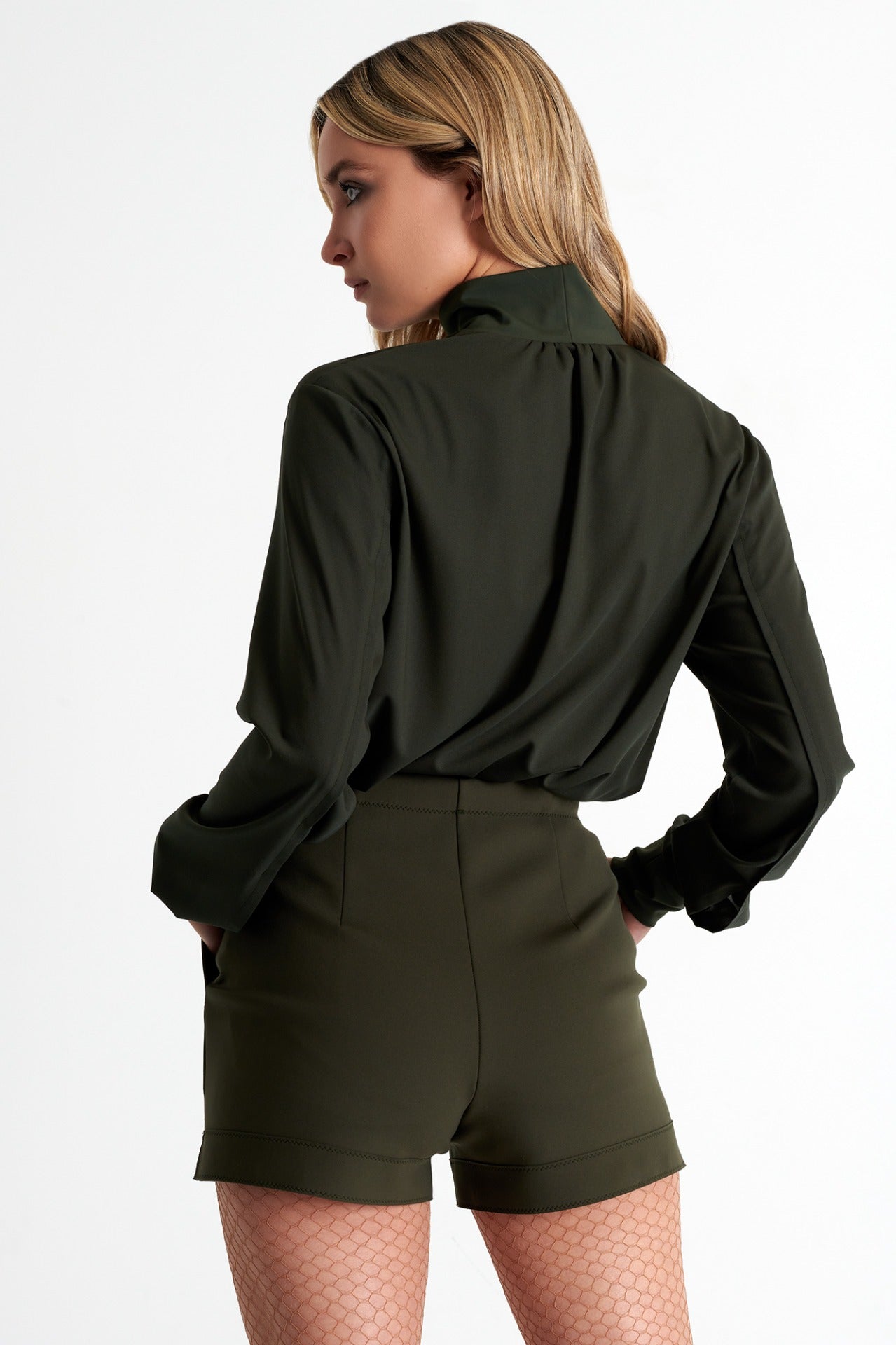 Shan Mock Neck Blouse