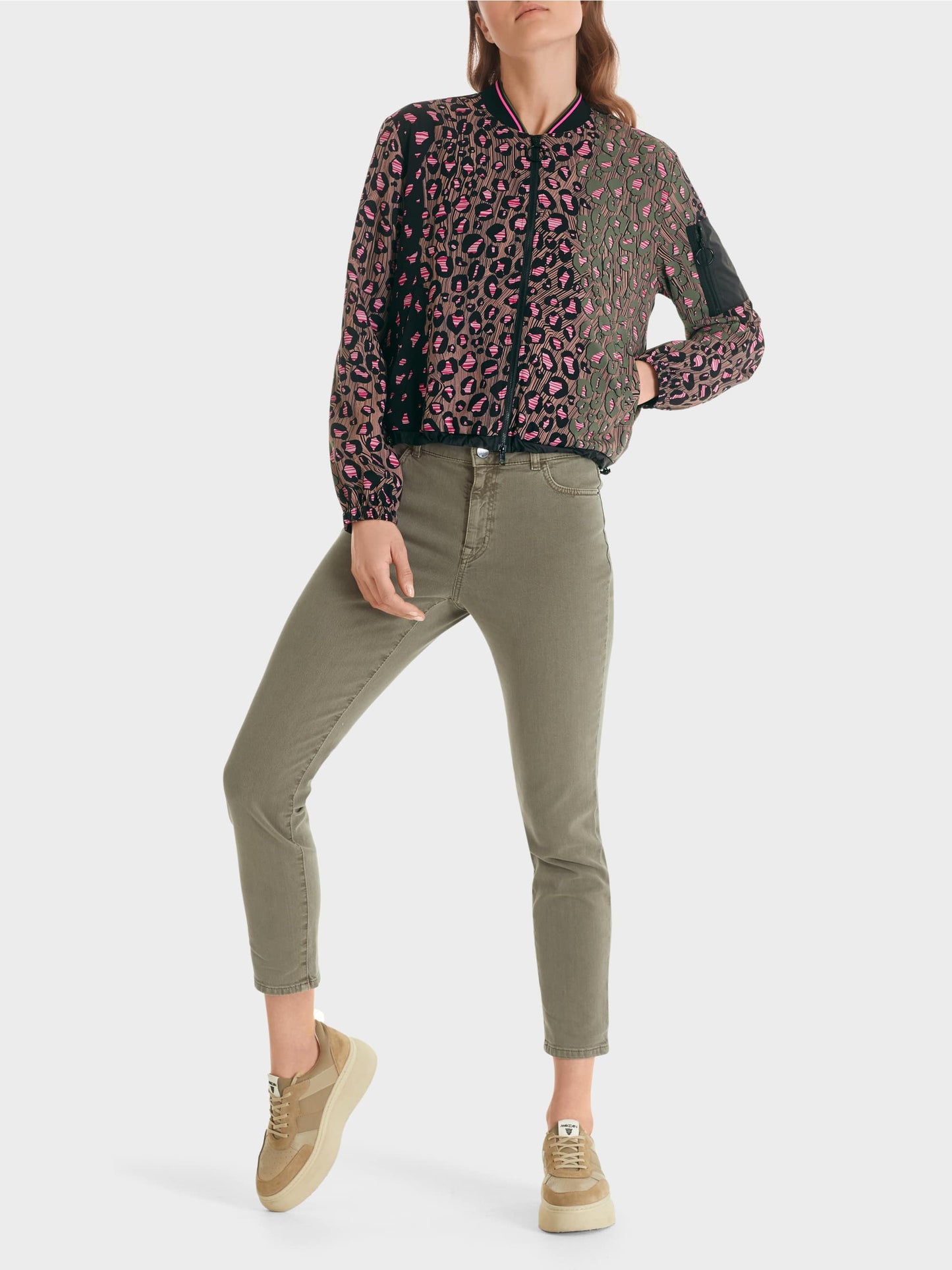 Marc Cain Pink Leopard Jacket