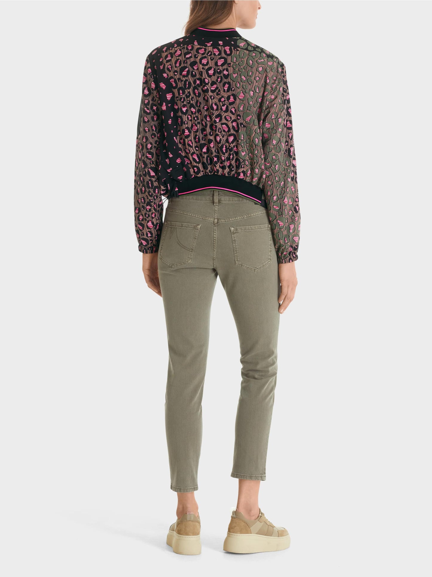 Marc Cain Pink Leopard Jacket