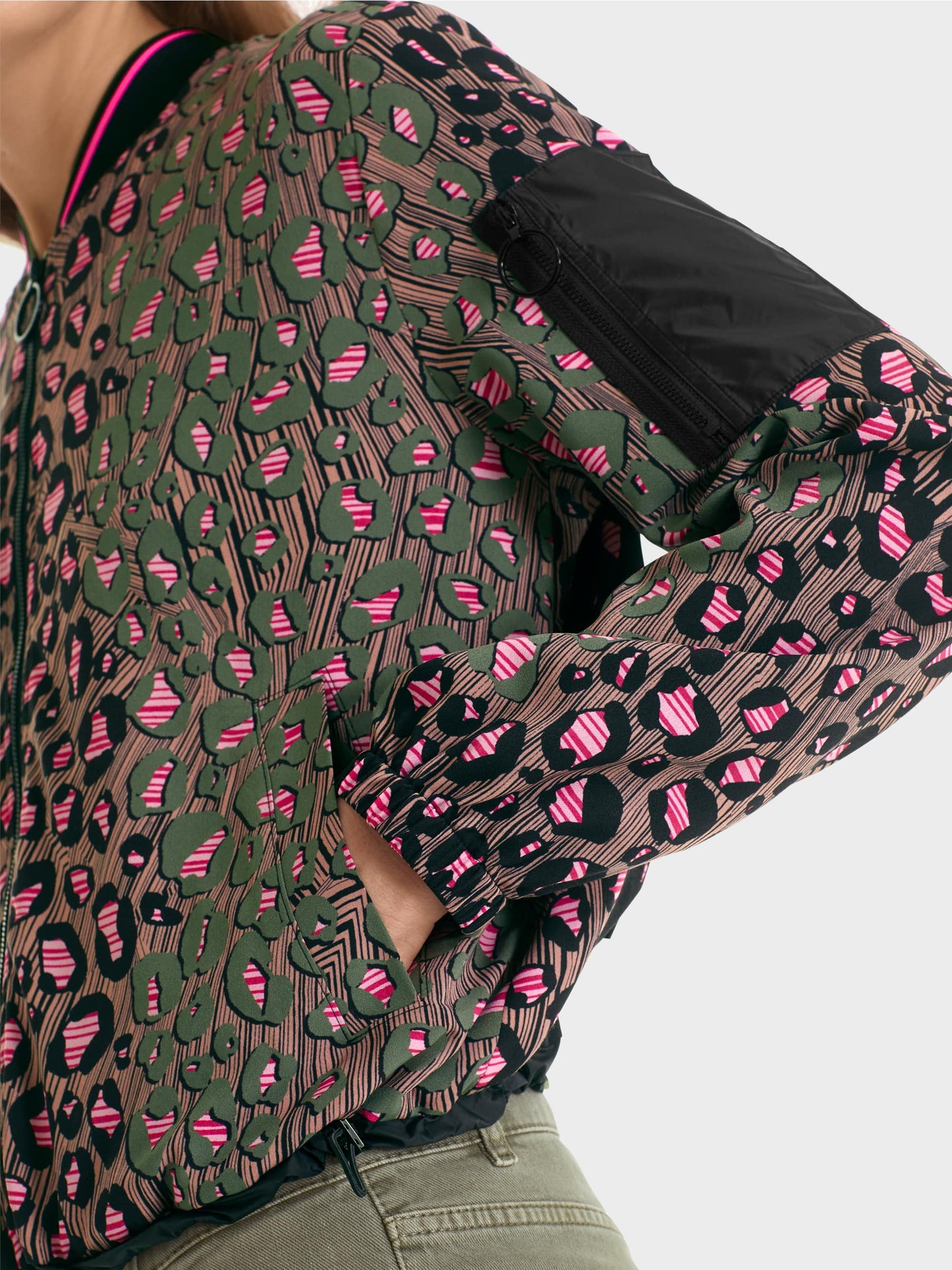 Marc Cain Pink Leopard Jacket