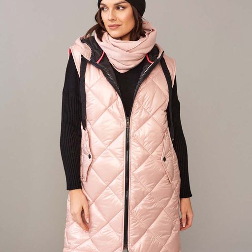 Peruzzi Quilted Long Vest