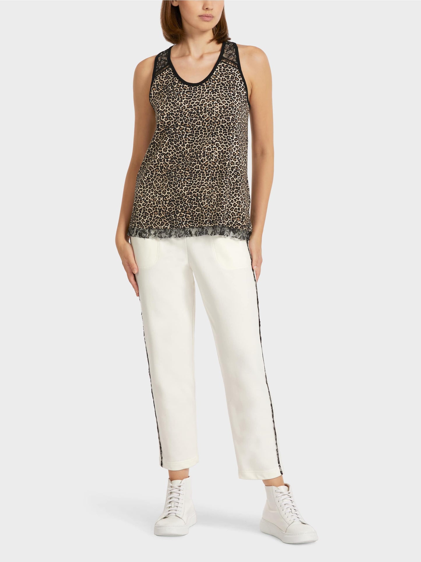 Marc Cain Leopard Lace Tank