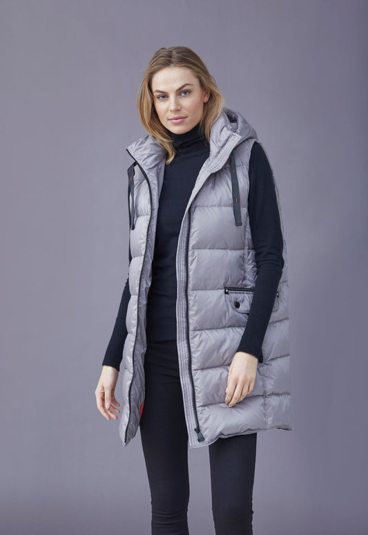 Junge Grey Vest Long