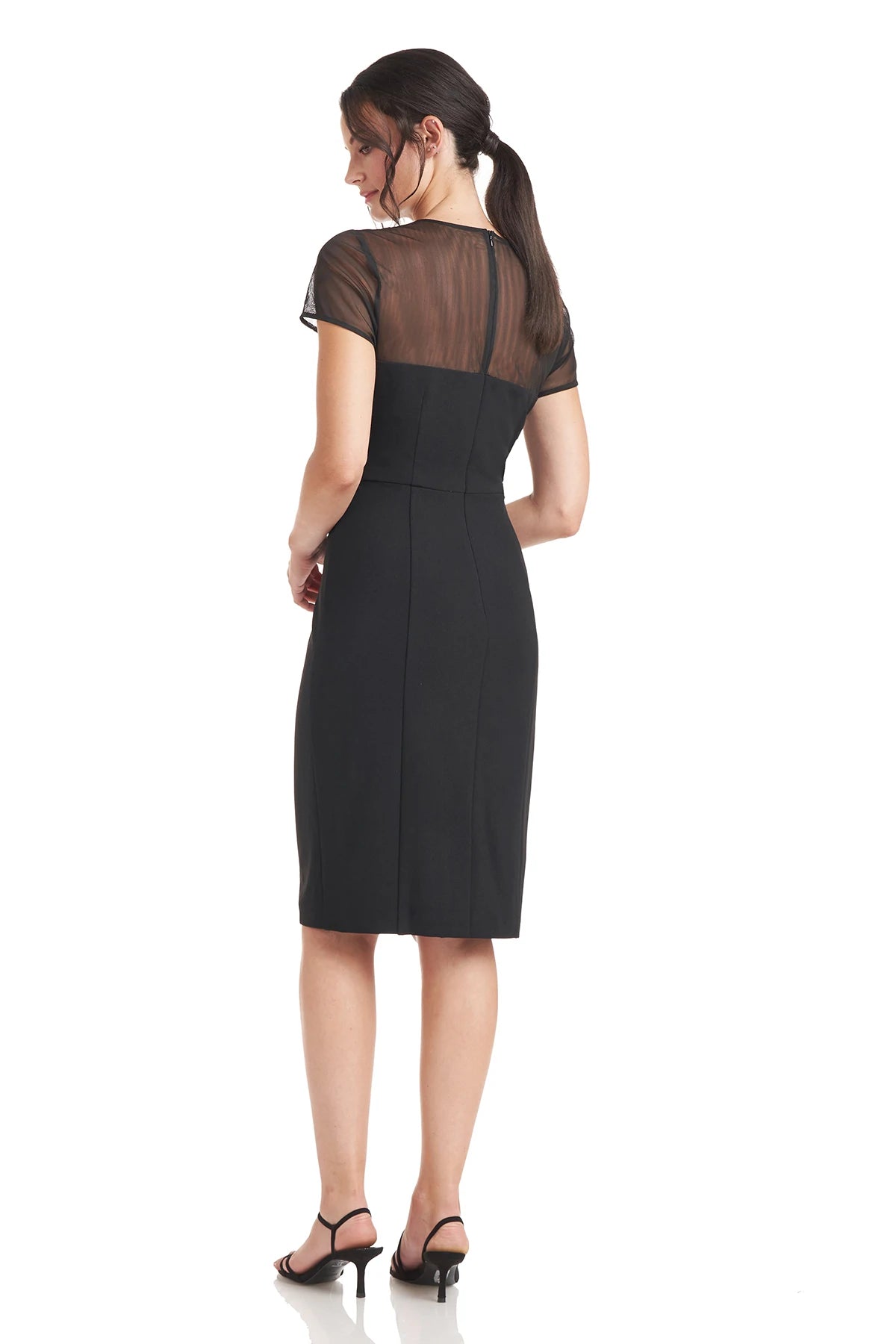 JS Collection Black Cocktail Dress