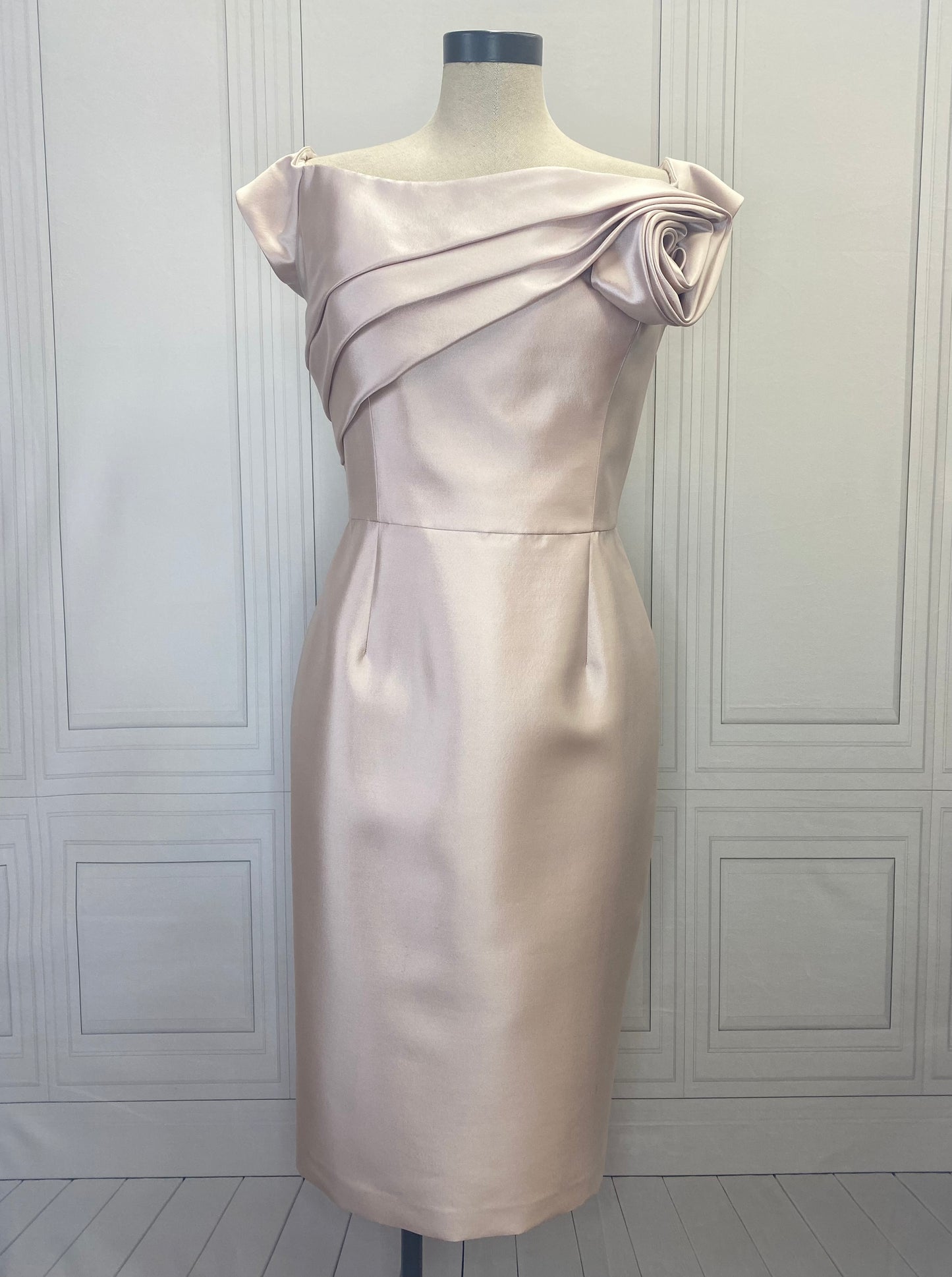 Blush Rose Off the Shoulder Dress