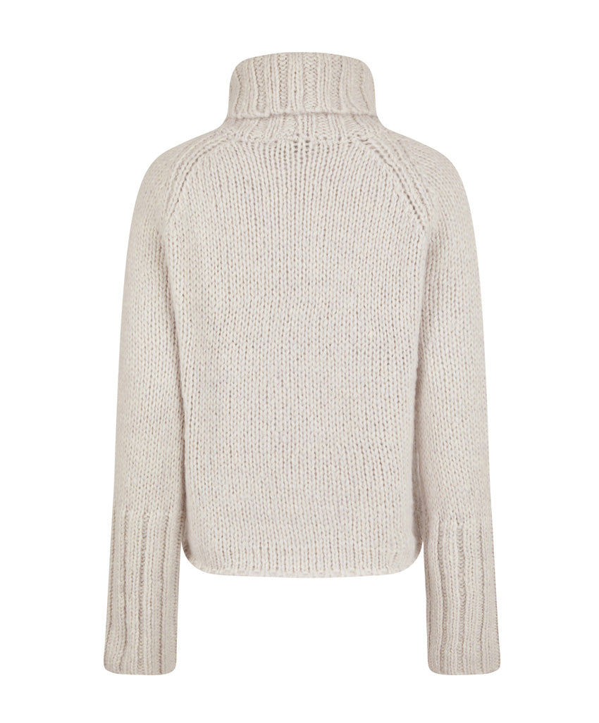Marc Aurel Taupe Turtleneck Sweater