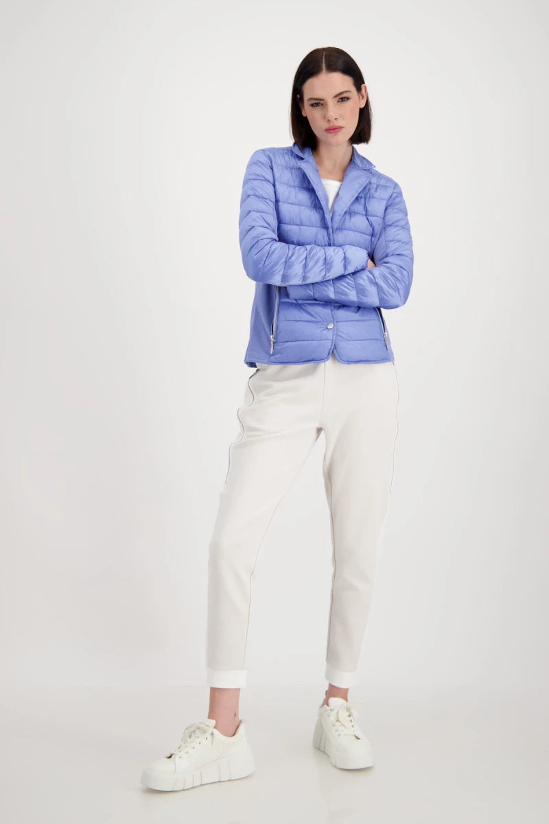 Monari Quilted Blue Jacket