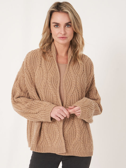 Repeat Organic Cashmere Knitted Cardigan