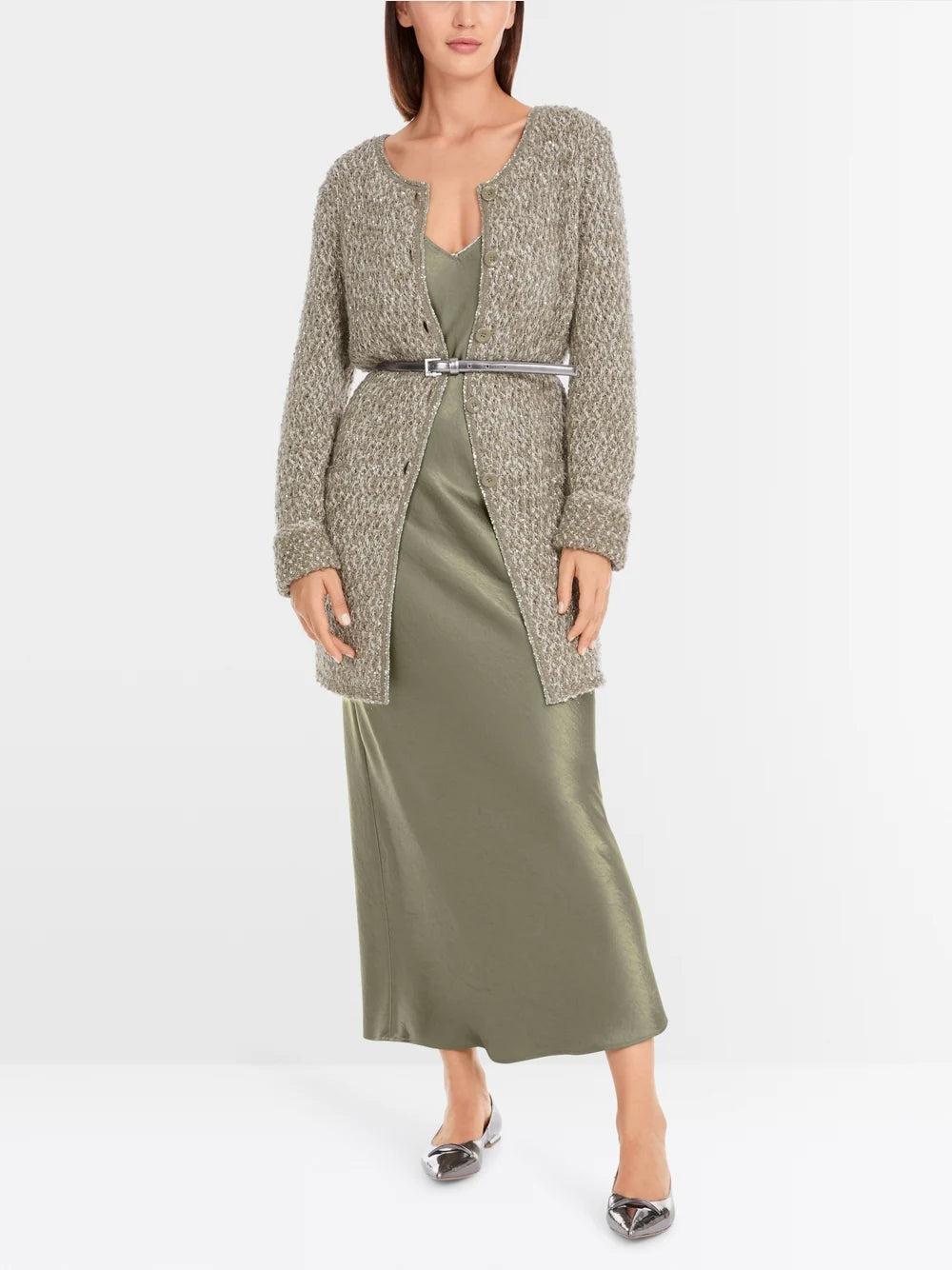 Marc Cain Long Cardigan with Sequin