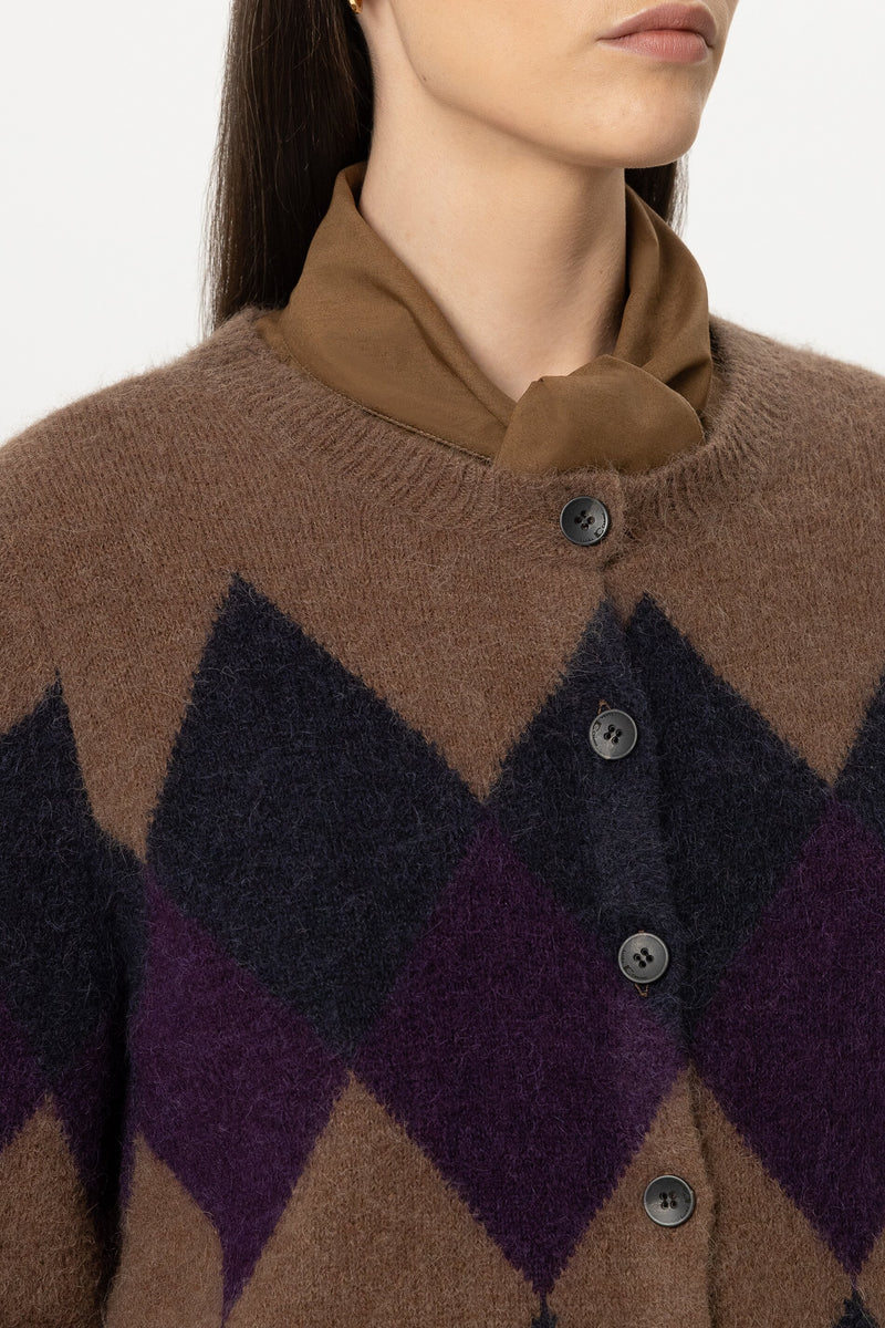 LC Patterned Cardigan