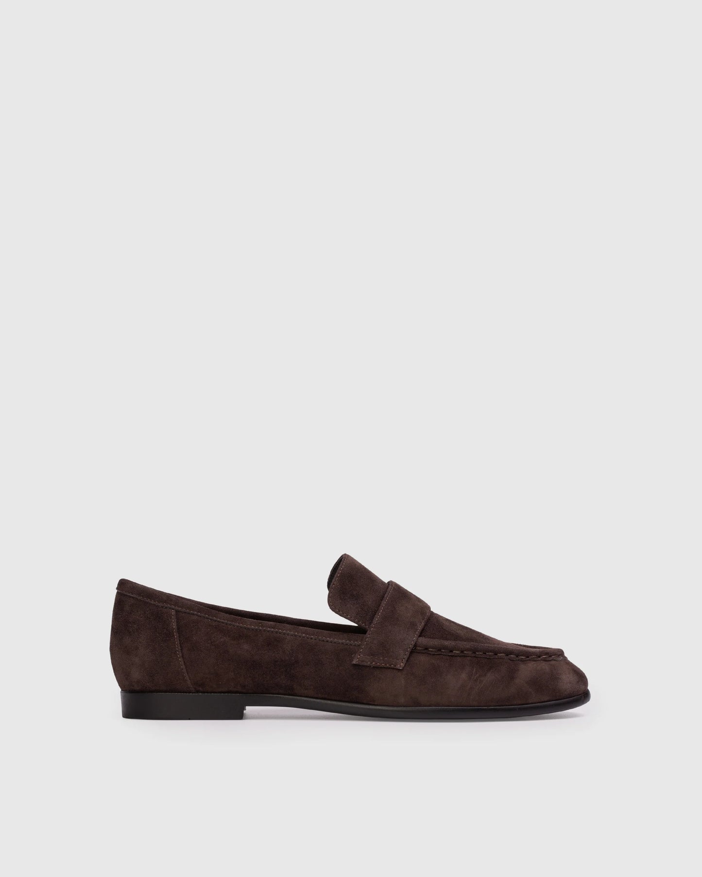 Black Suede Studio Arrow Suede Loafer