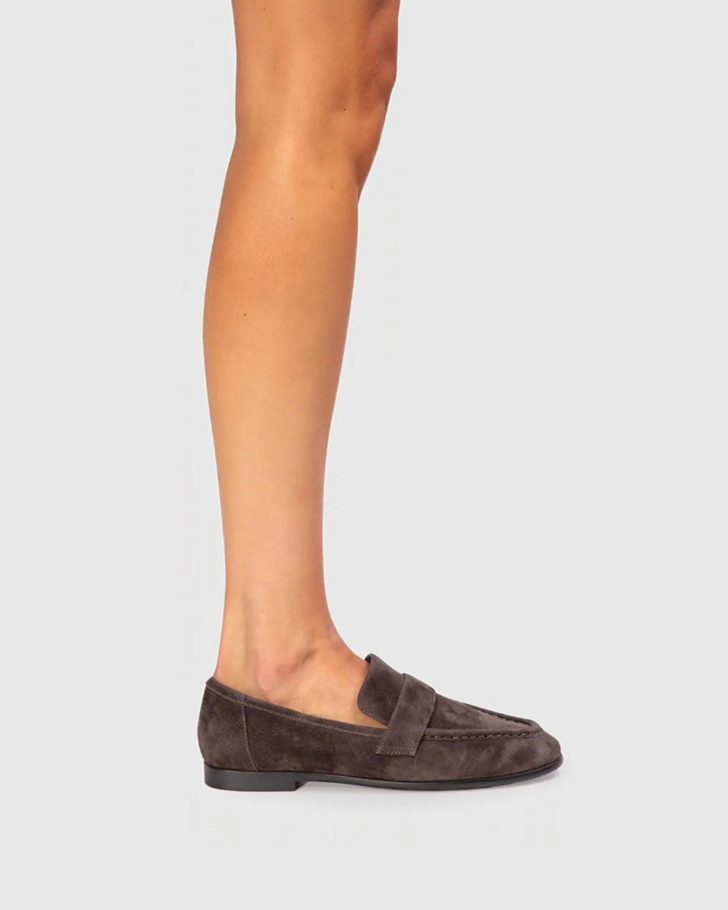 Black Suede Studio Arrow Suede Loafer