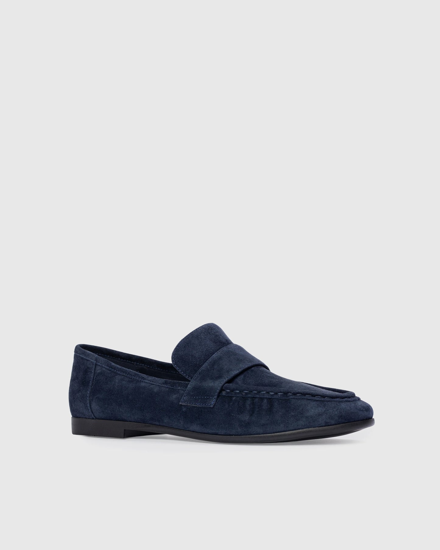 Black Suede Studio Arrow Suede Loafer