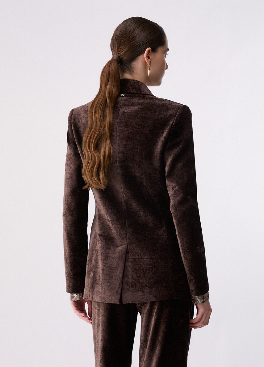 Liu Velvet Blazer
