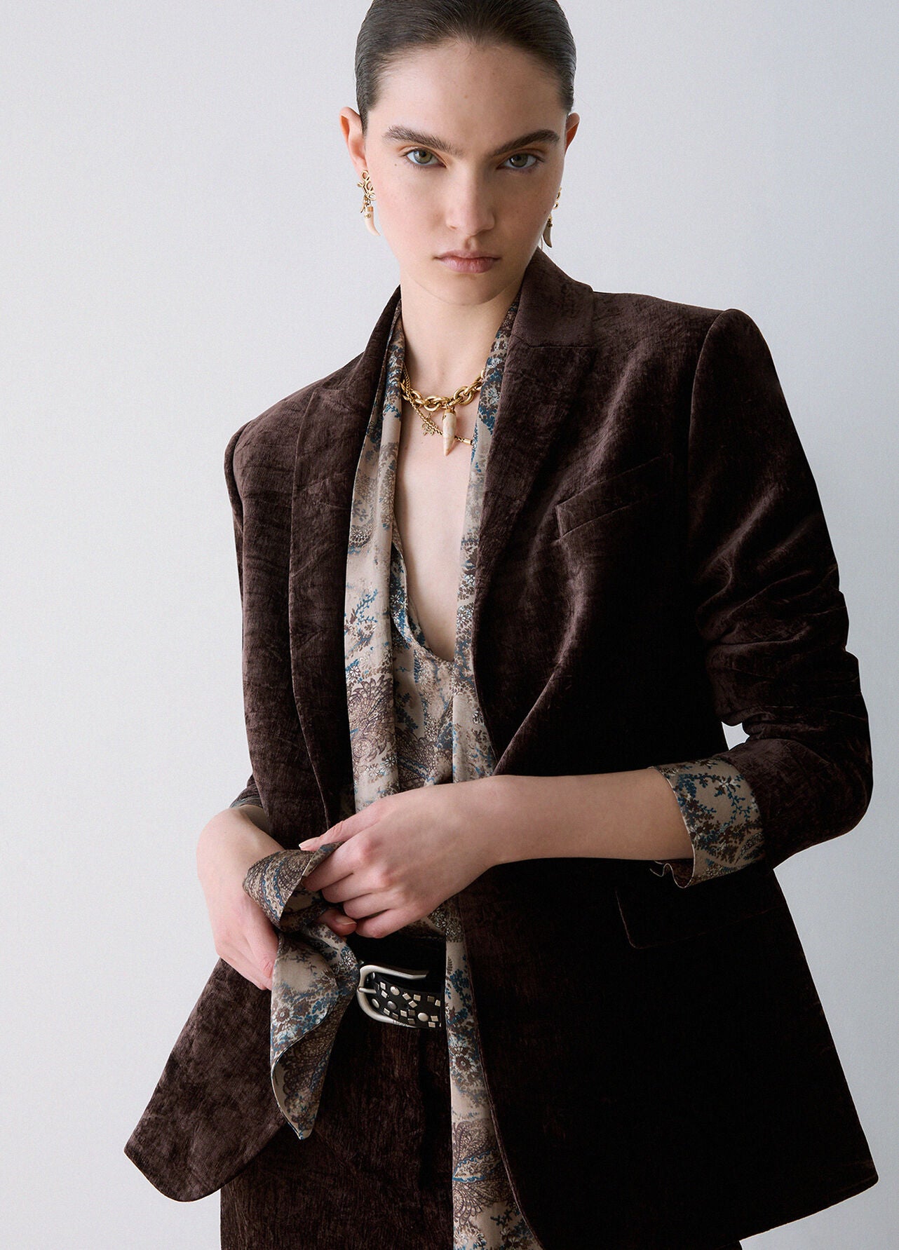 Liu Velvet Blazer
