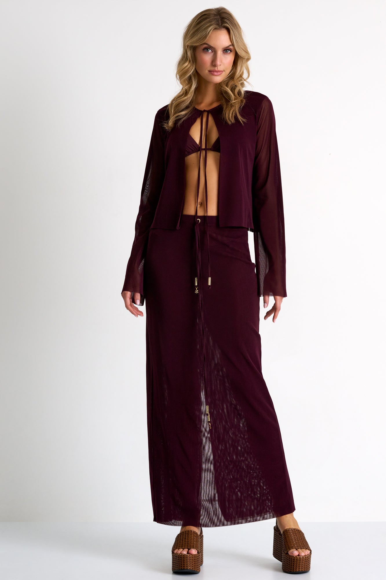 Shan Long Mesh Skirt