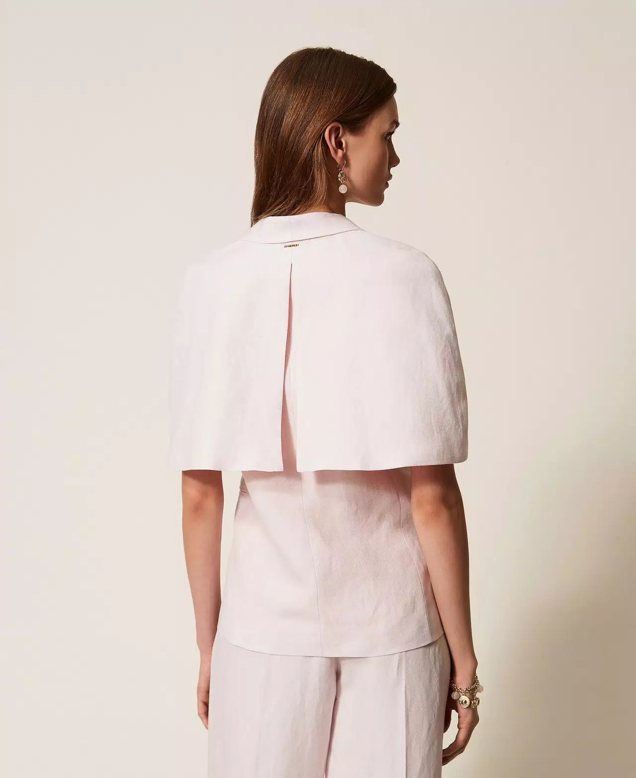 Twinset Linen Blend Cape