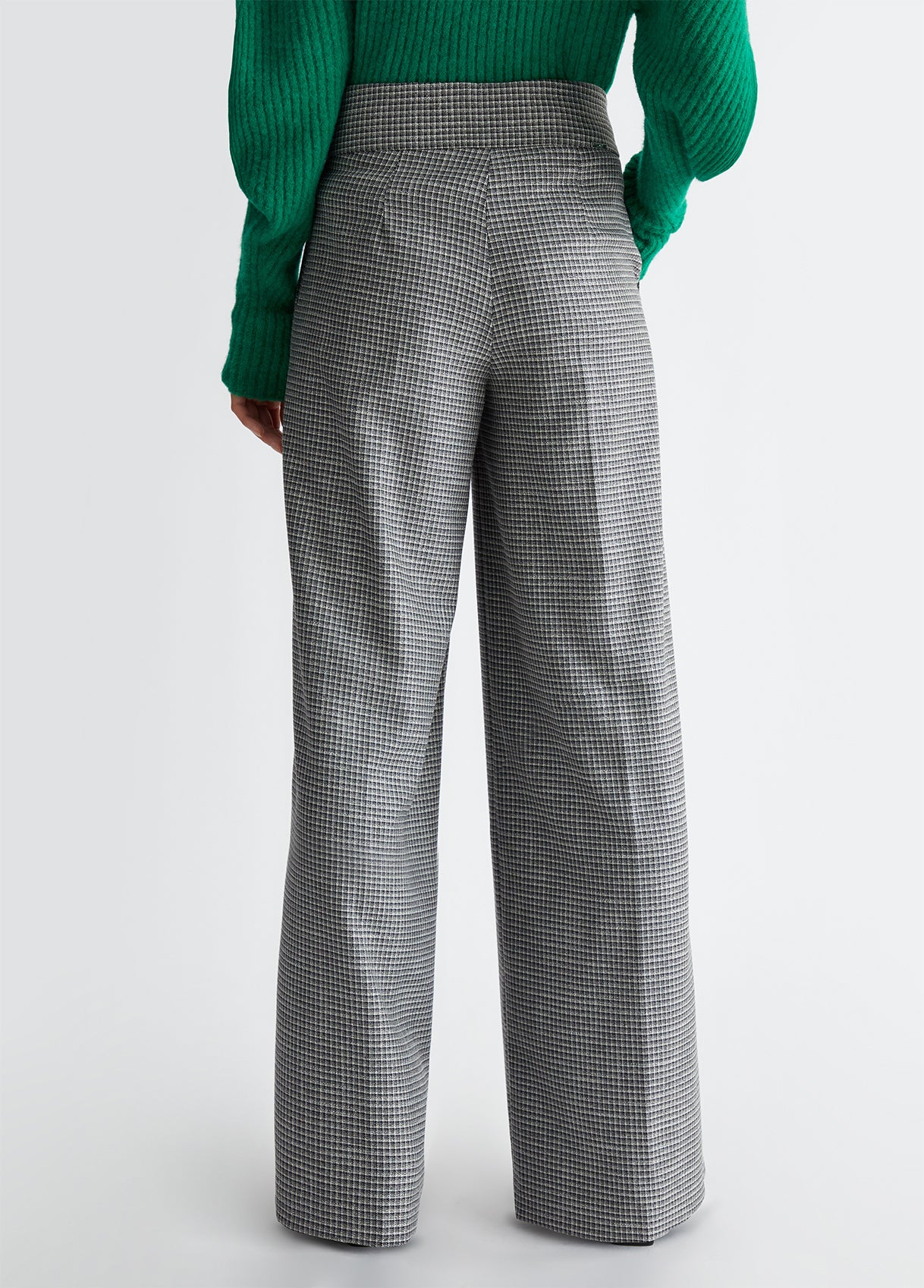 Liu Jo Check Palazzo Trouser