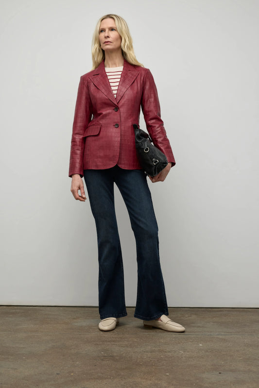 Iris Setlakwe Croco Jacket