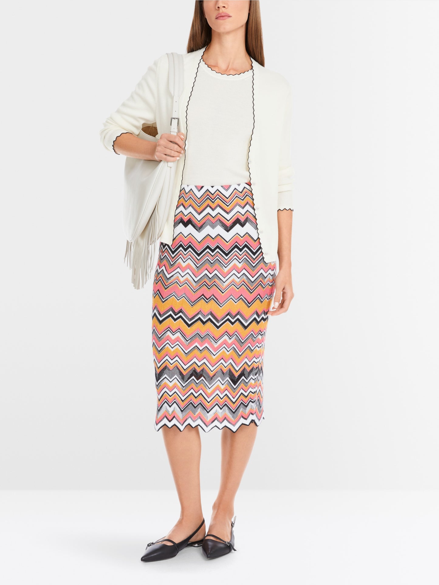 Marc Cain Chevron Skirt