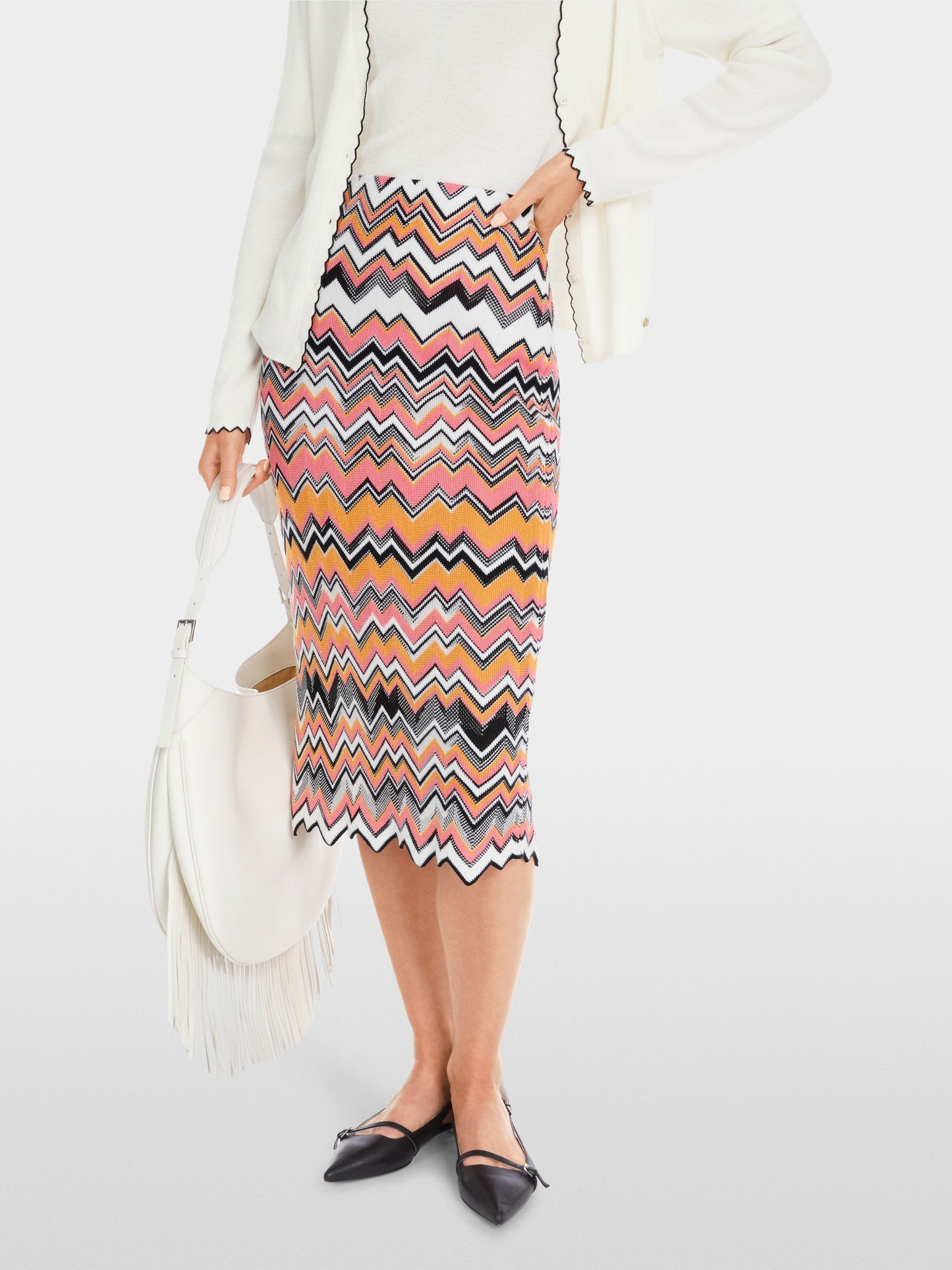 Marc Cain Chevron Skirt