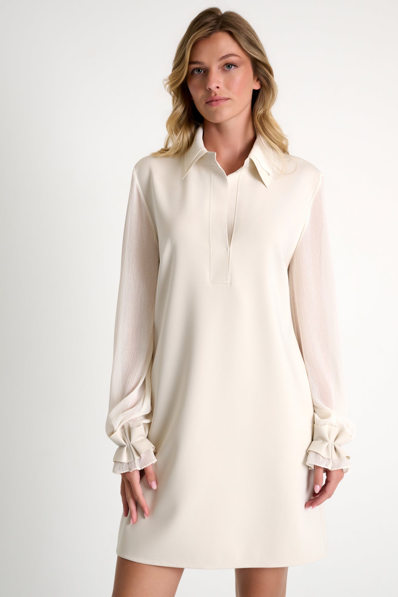 Shan Crinkle Sleeve Dress