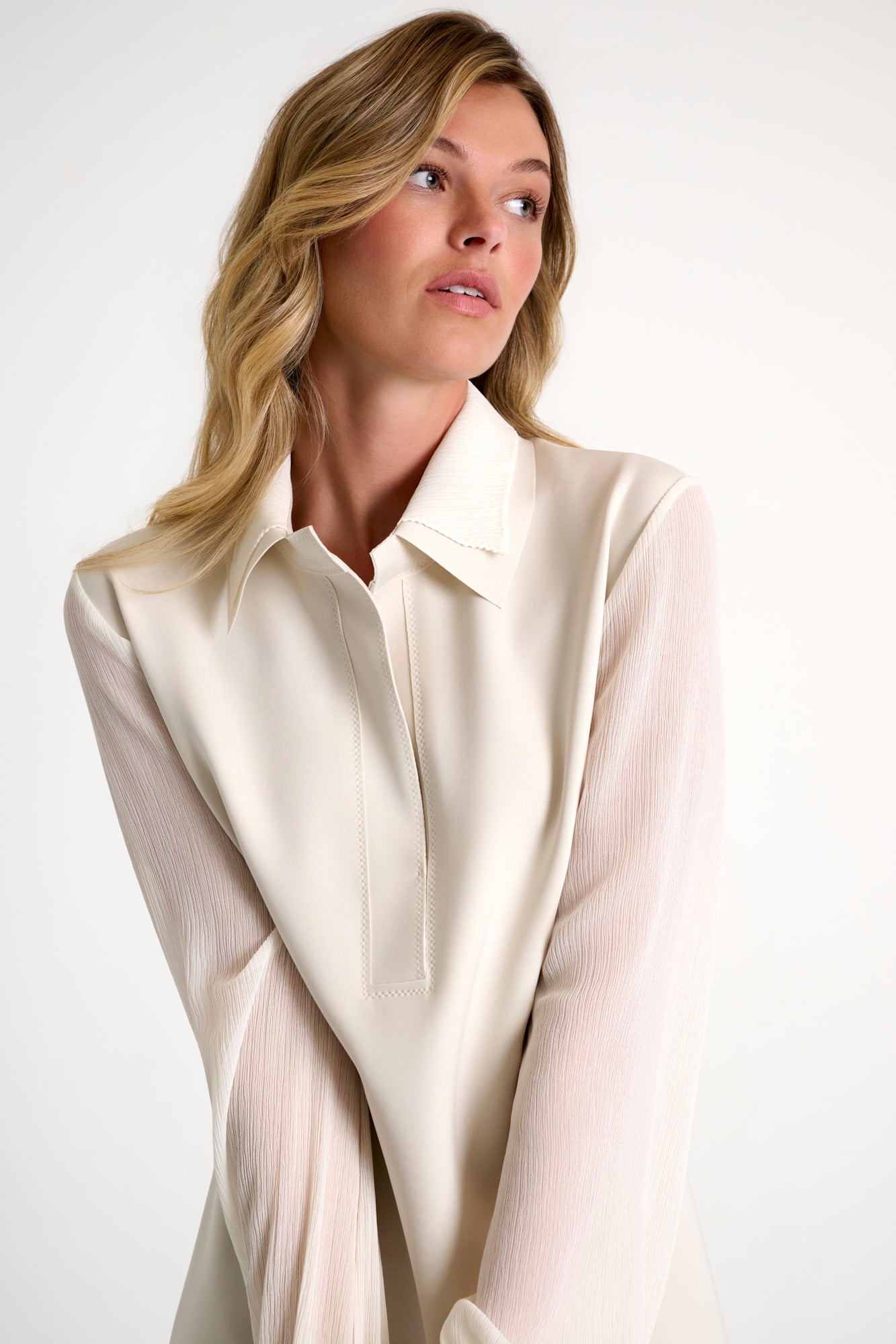 Shan Crinkle Sleeve Dress