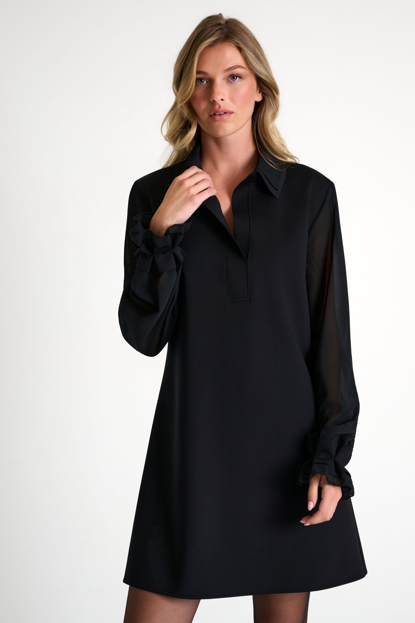 Shan Crinkle Sleeve Dress