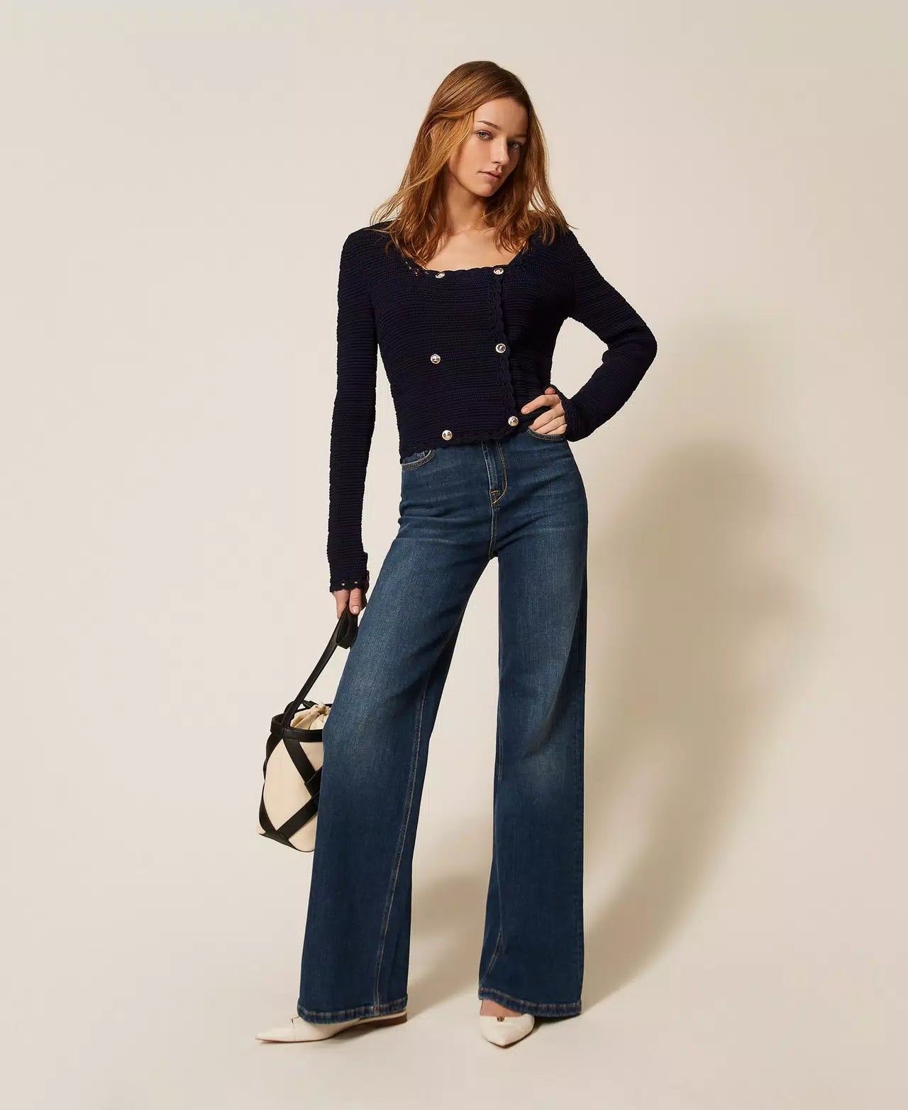 Twinset Knit with Crochet