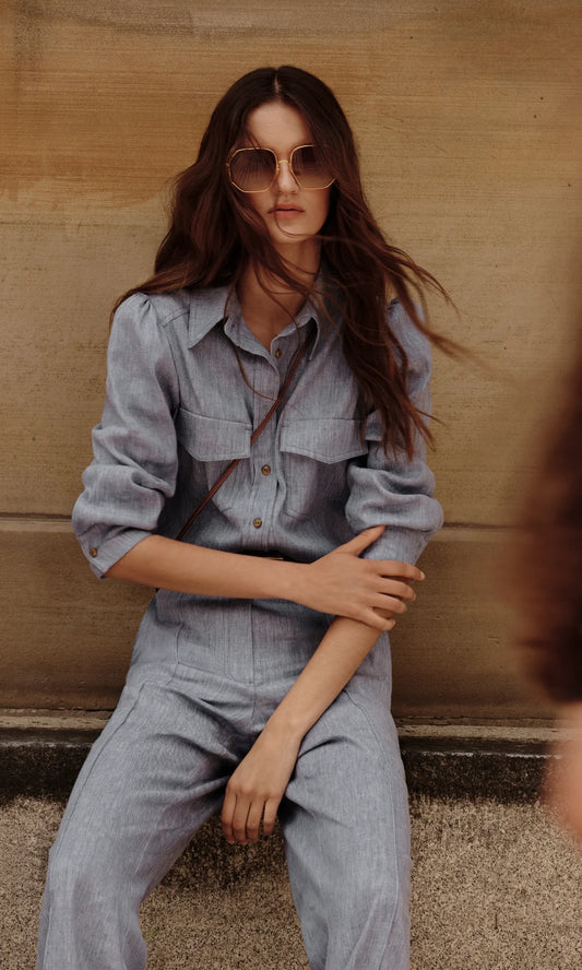 Iris Setlakwe Denim Shirt