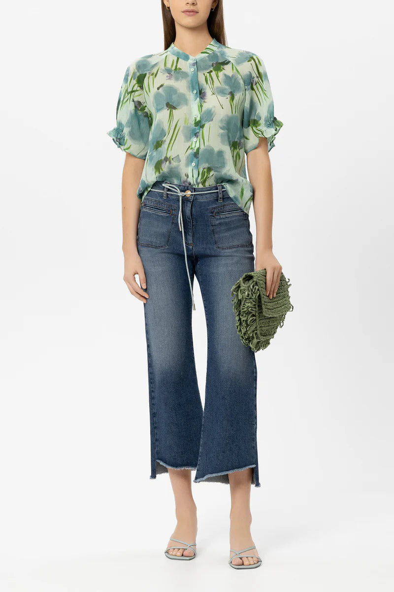 Luisa Cerano Ramie Blouse