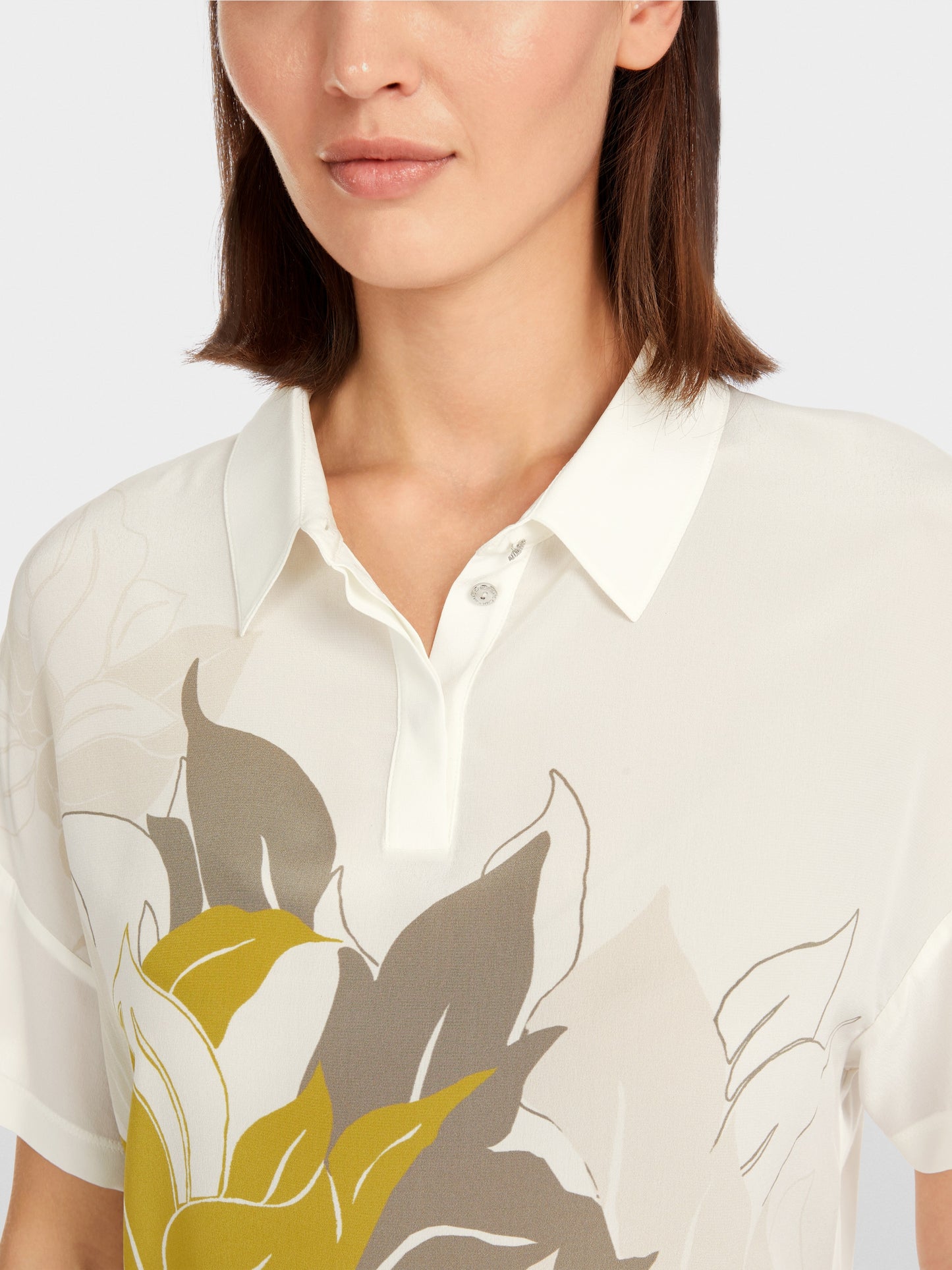 Marc Cain Floral Silk Blouse