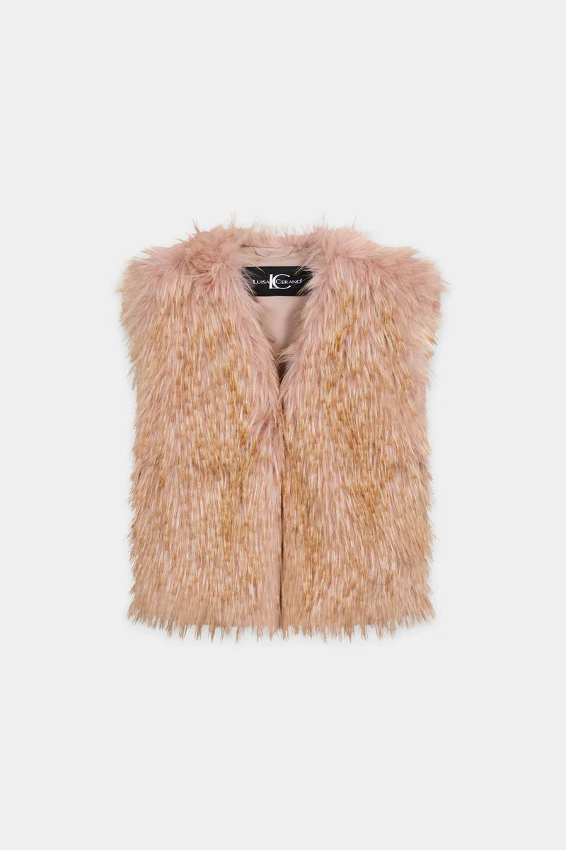 LC Boho Vest with Fur