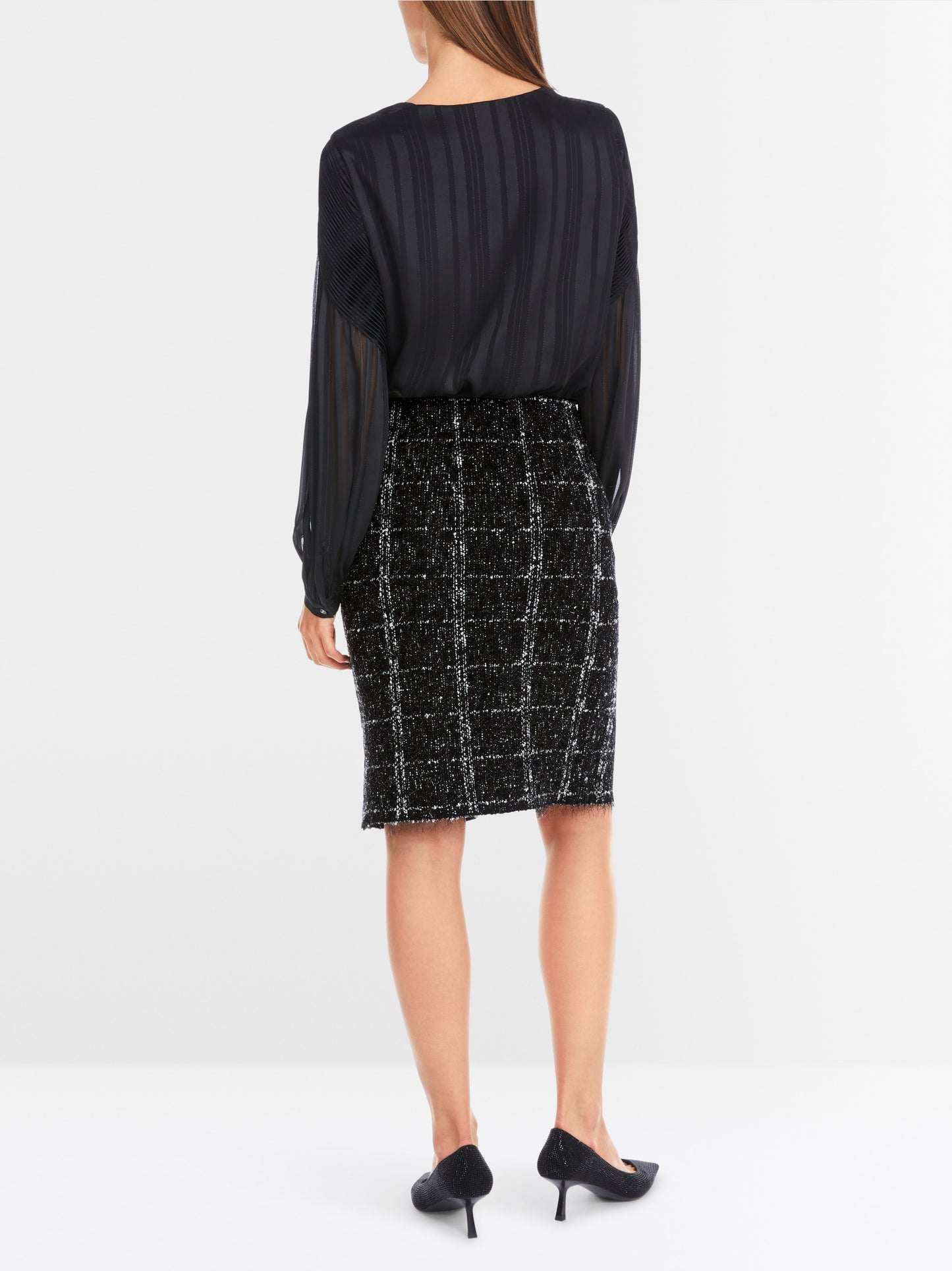 Marc Cain Tweed Pencil Skirt