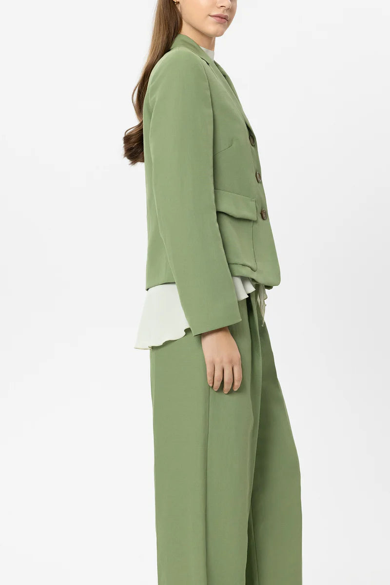 Luisa Cerano Linen Blend Blazer