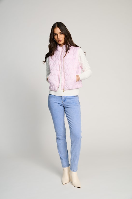 Micha Quilted Heart Vest