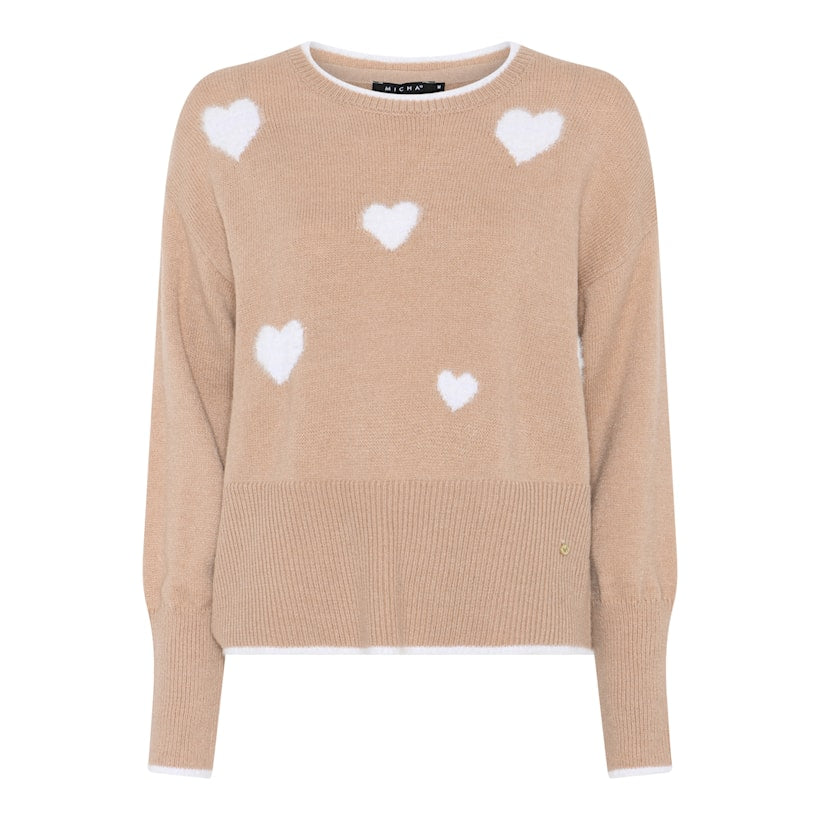 Micha Sweater with Hearts