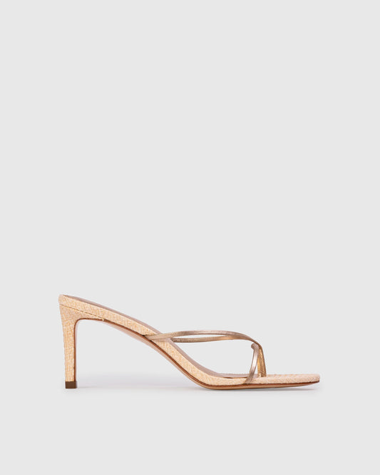 Black Suede Studio Jade Sandal