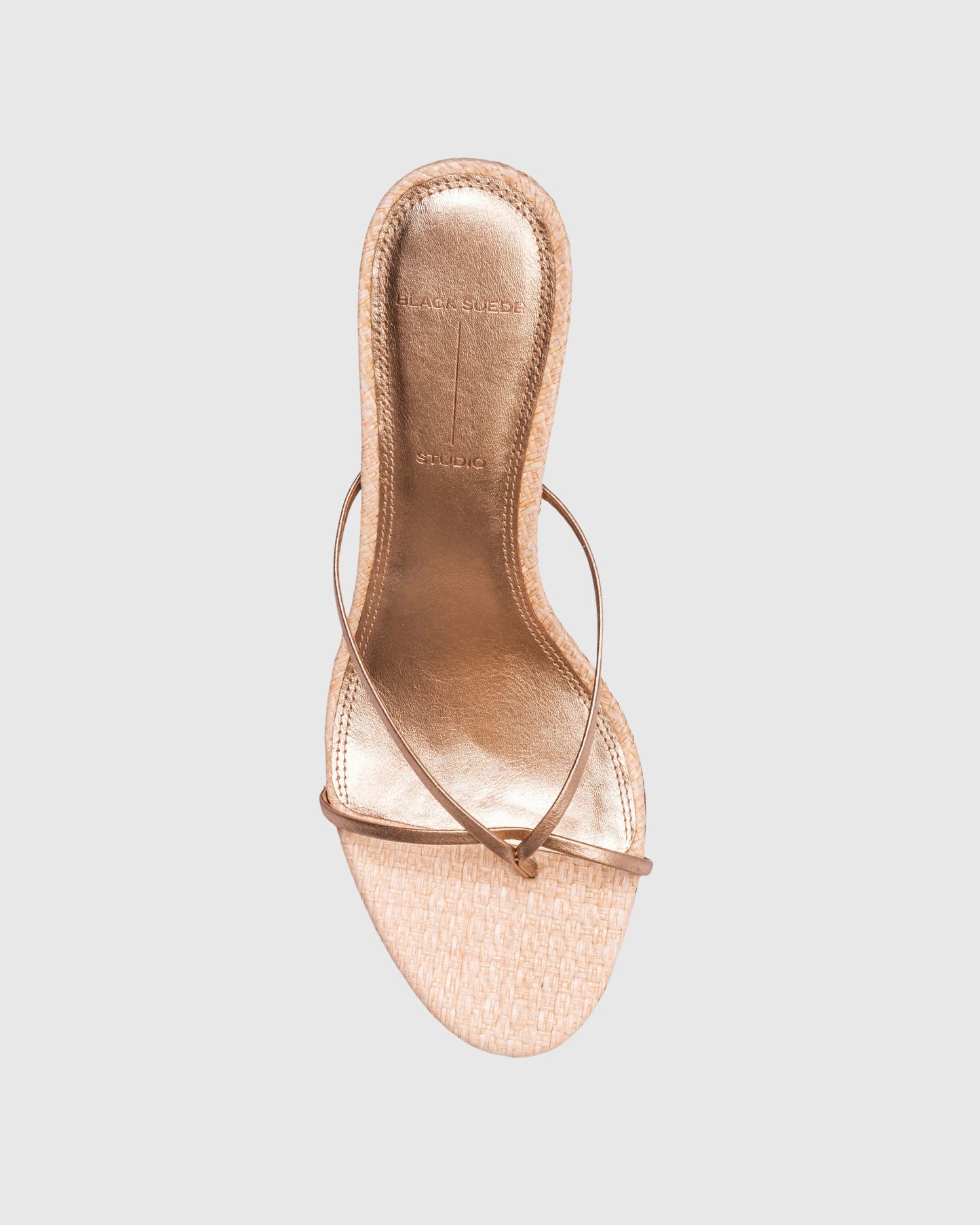 Black Suede Studio Jade Sandal