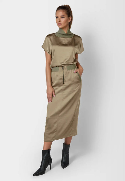 Marc Aurel Satin Skirt